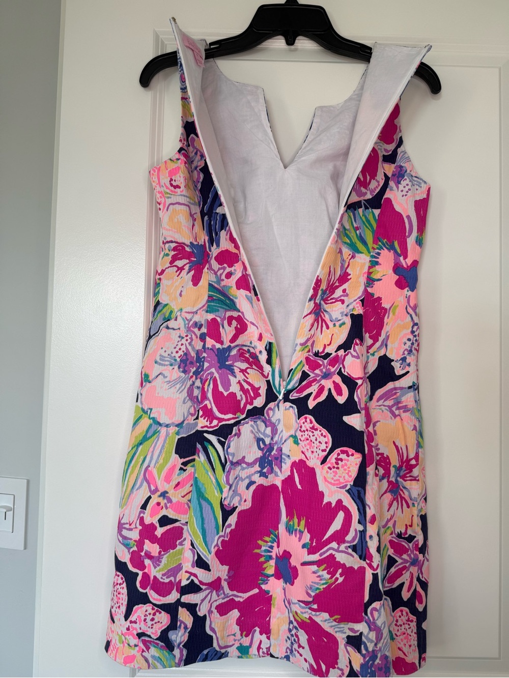 Lilly Pulitzer Fallon Shift Dress, Sz 0, 100% Cotton - Picture 3 of 6
